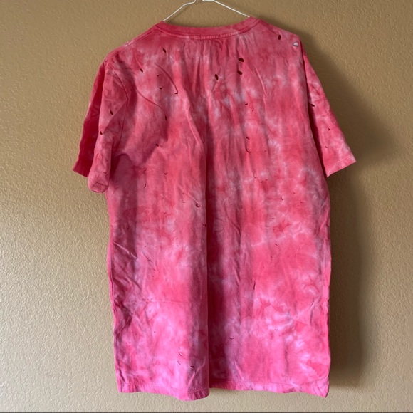 Forever 21 Tie-Dye Distressed Men's T-Shirt - Size Medium - Picture 2 of 6